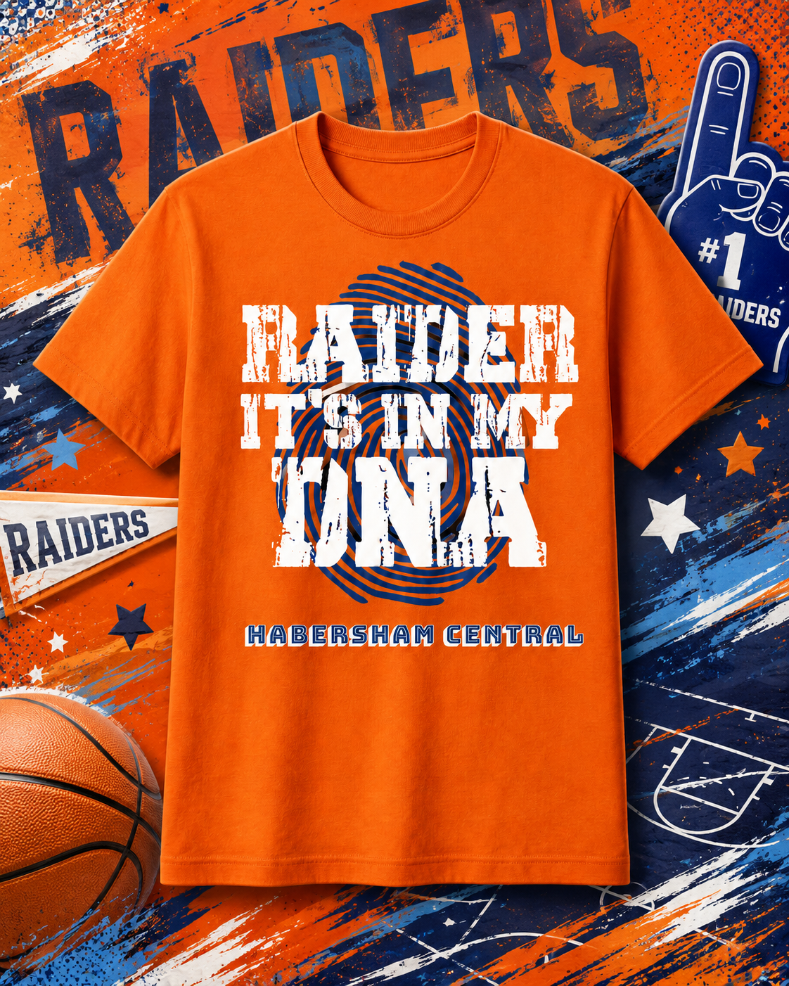 RAIDERS IT’S IN MY DNA 🧡💙