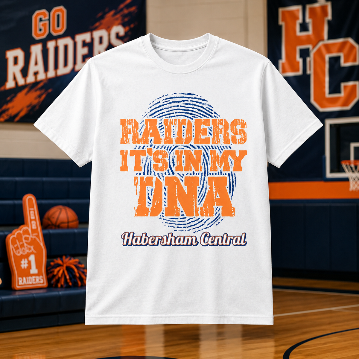 RAIDERS IT’S IN MY DNA  💙🧡🧡💙