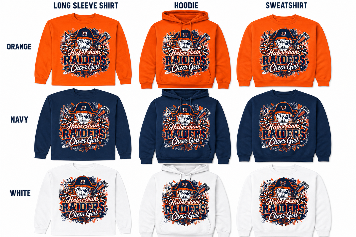 Habersham Raiders Cheer Girl T-Shirt