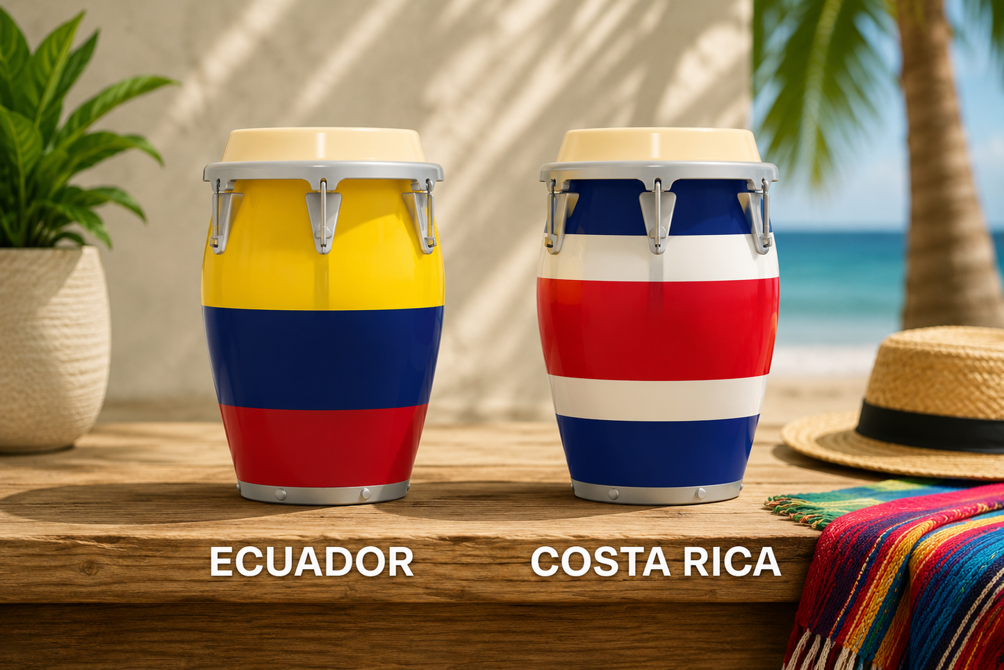 12 oz Latin Pride Conga Can Holder Collection 🌎🥤