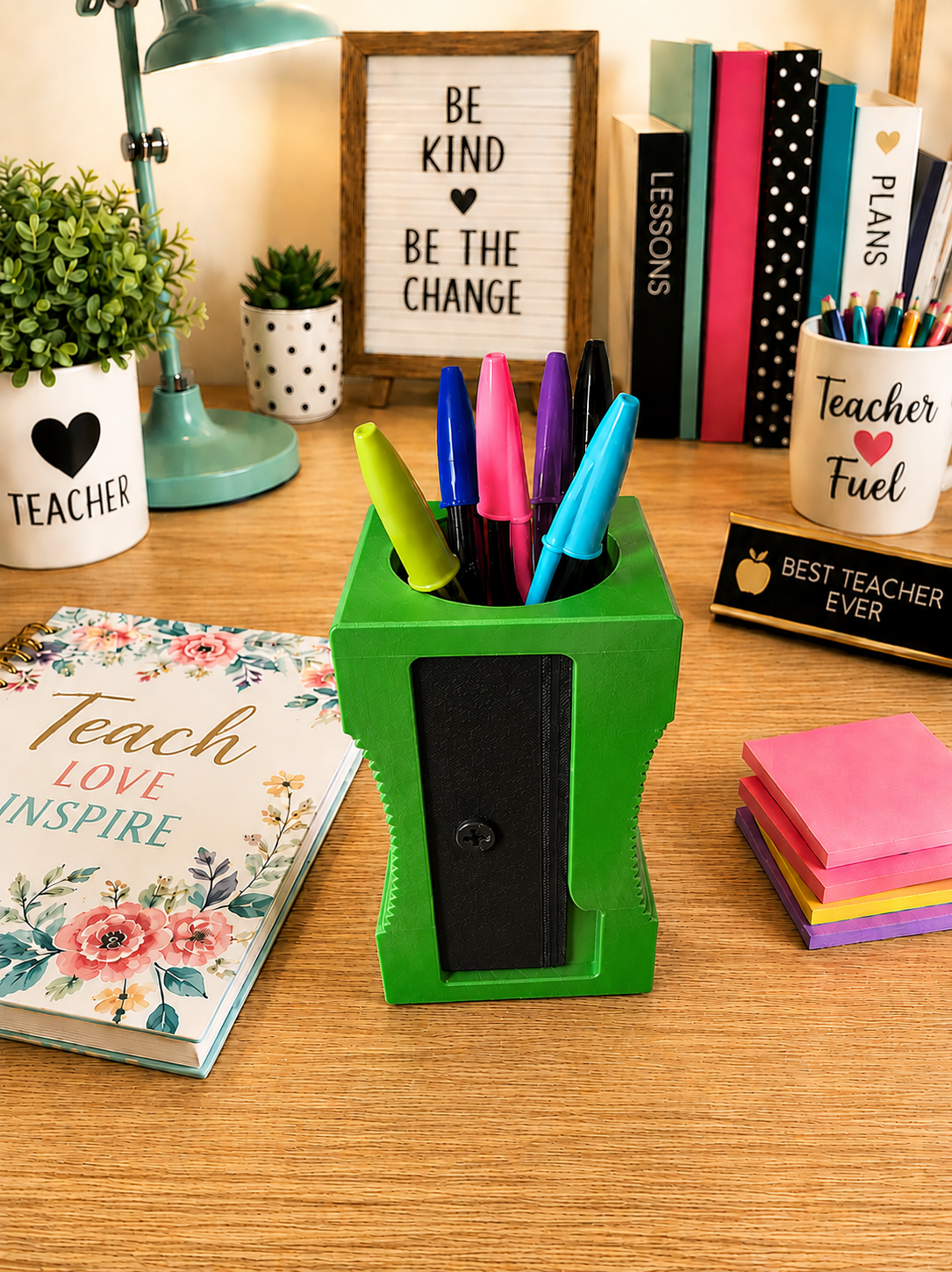 3D Giant Pencil Sharpener Pen Holder