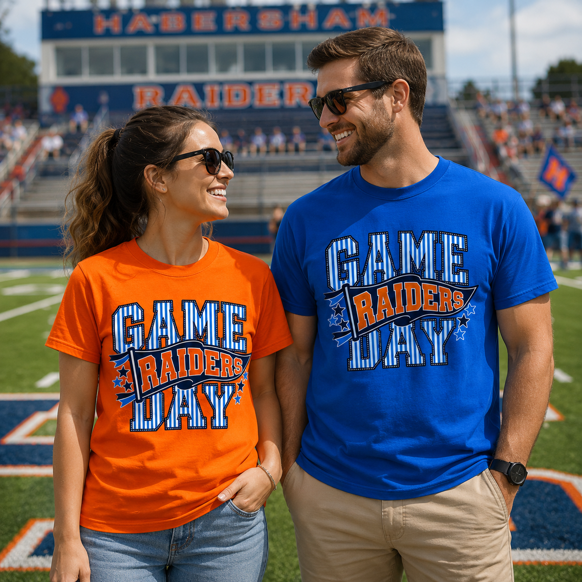 🧡💙 Raiders Game Day Shirt