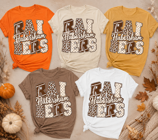 Habersham Raiders Camo Spirit Shirt | Raiders Football Tee