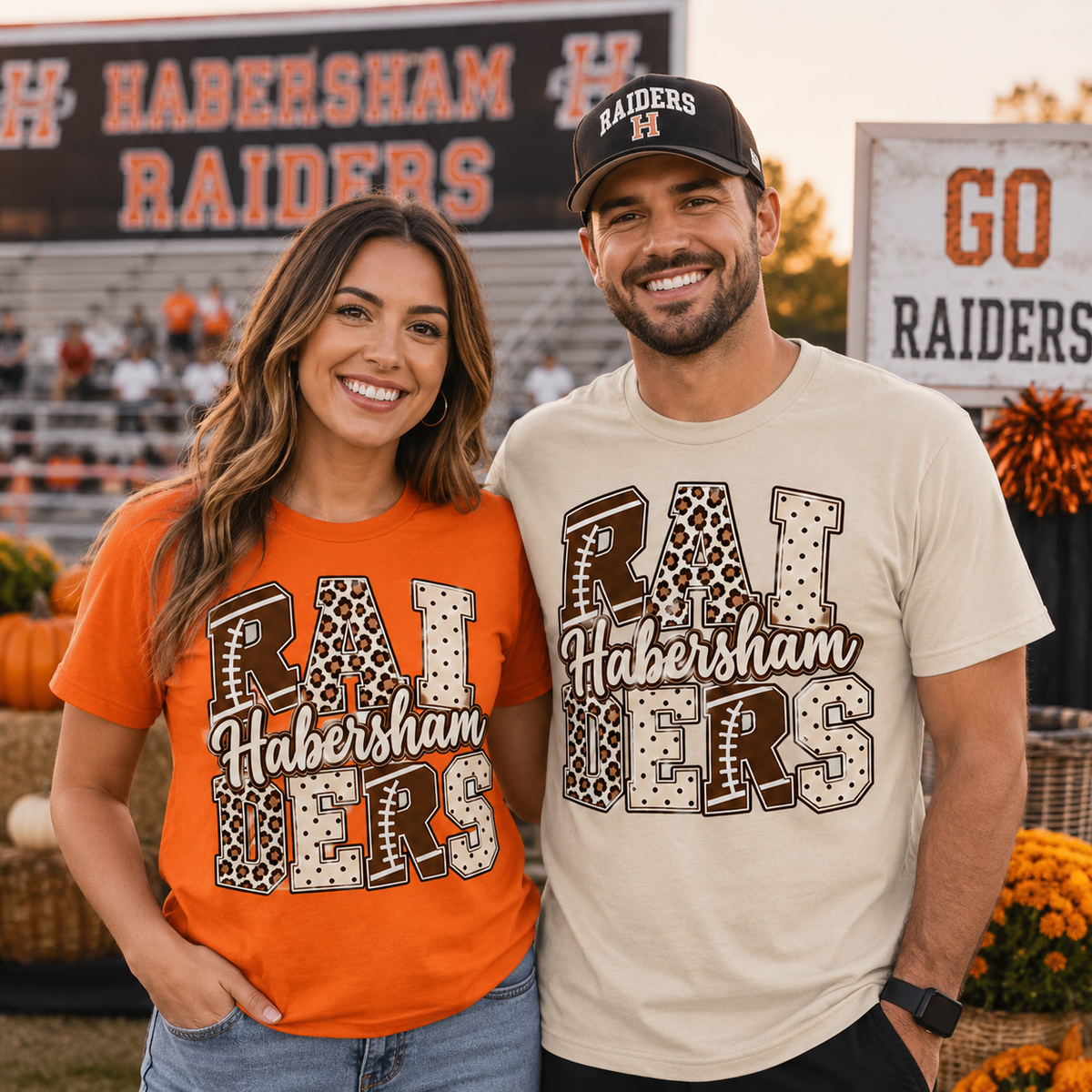 Habersham Raiders Camo Spirit Shirt | Raiders Football Tee