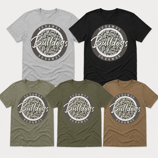 Bulldogs Camo Spirit Shirt | Go Dawgs Game Day Tee