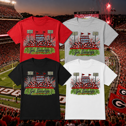 Go Dawgs Georgia Football Graphic Tee