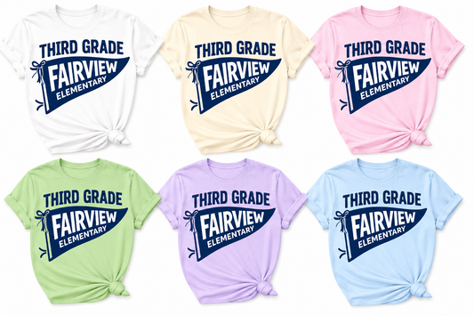 Fairview Elementary Third Teacher Shirt