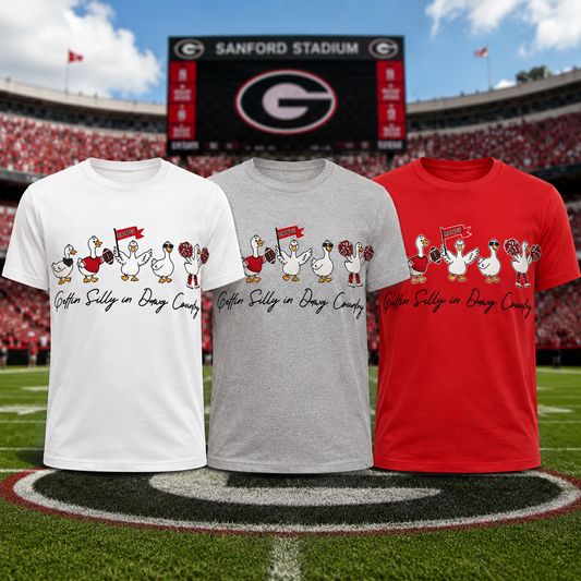 Georgia Bulldogs Gettin’ Silly in Dawg Country Goose T-Shirt