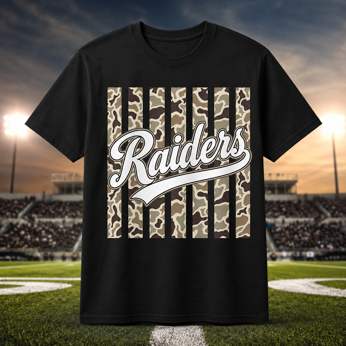 Habersham County Raiders Camo Spirit Shirt (Copy)