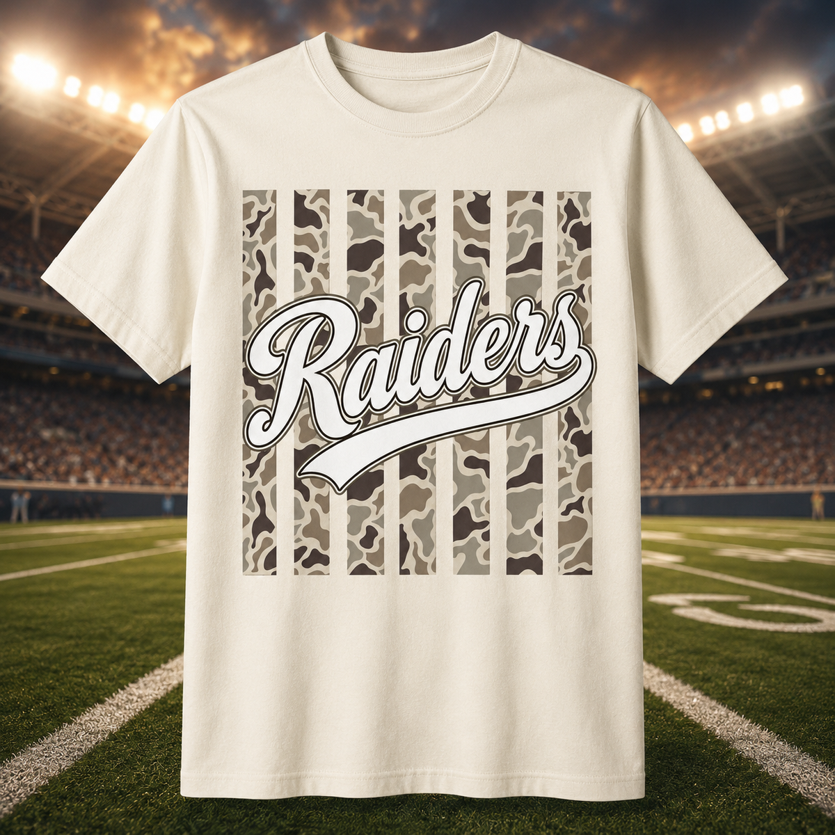 Habersham County Raiders Camo Spirit Shirt (Copy)