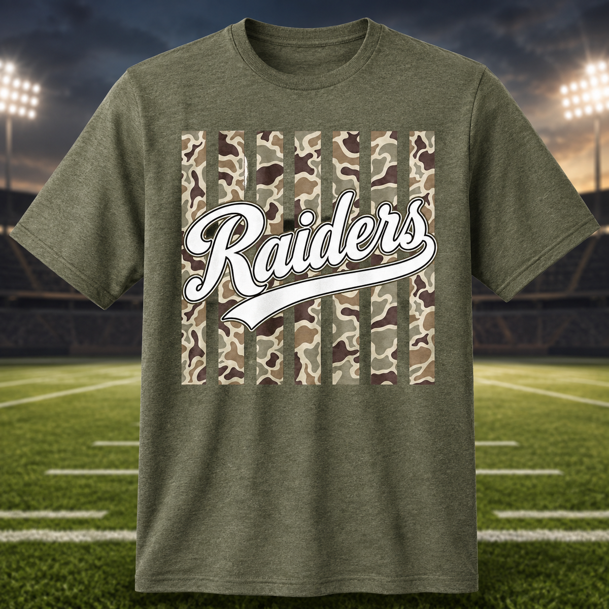 Habersham County Raiders Camo Spirit Shirt (Copy)