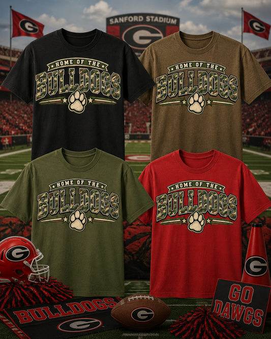 Home of the Bulldogs Graphic Tee