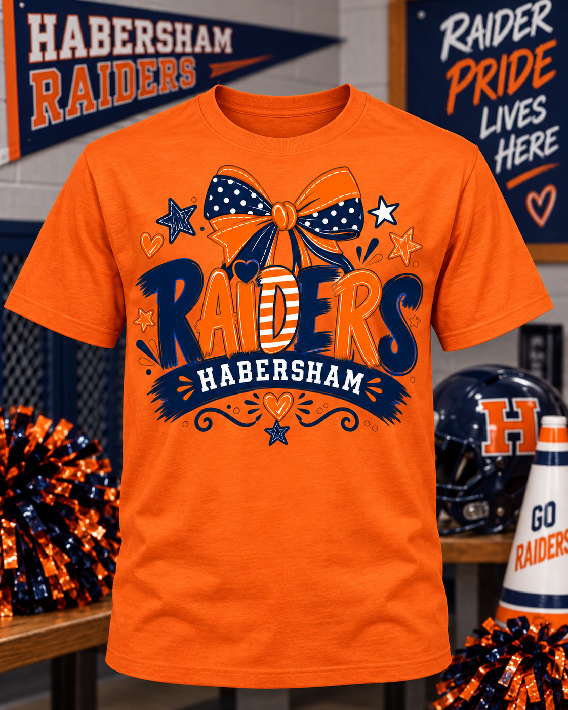 Habersham Raiders Bow Spirit Tee