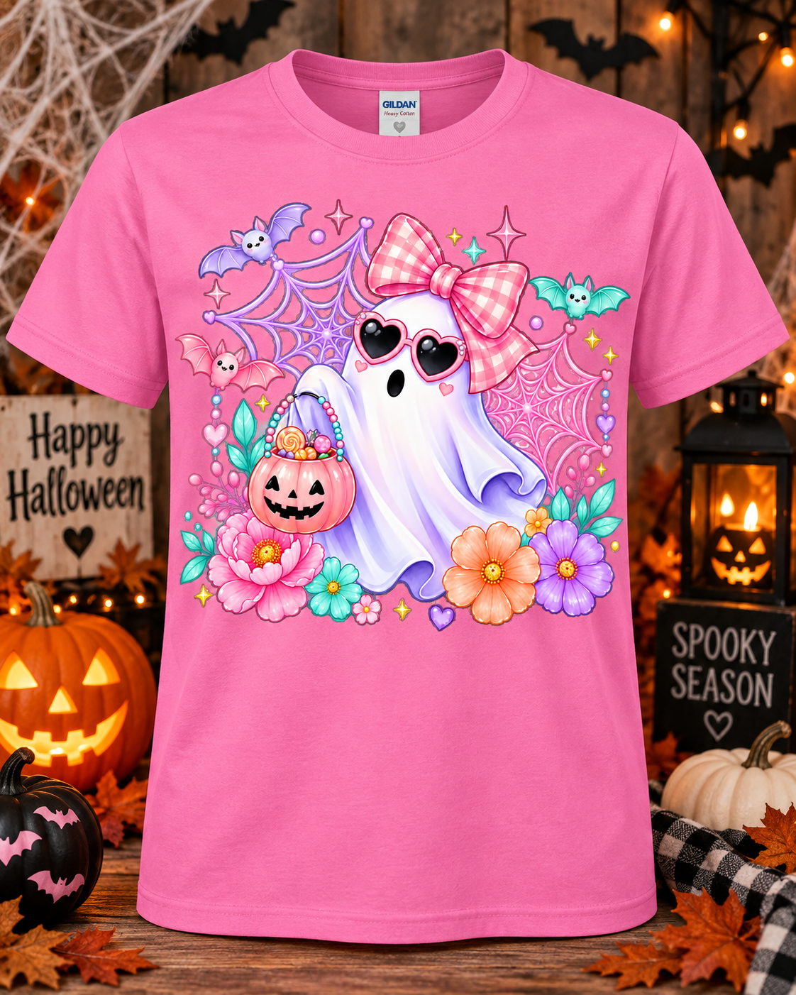 Cute Pastel Halloween Ghost Shirt 🎀👻