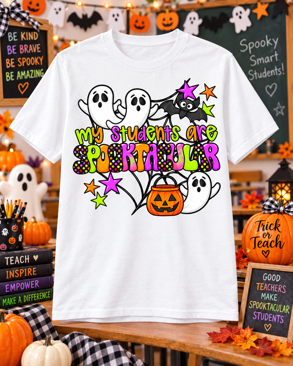 My Students Are Spooktacular Halloween Teacher Shirt
