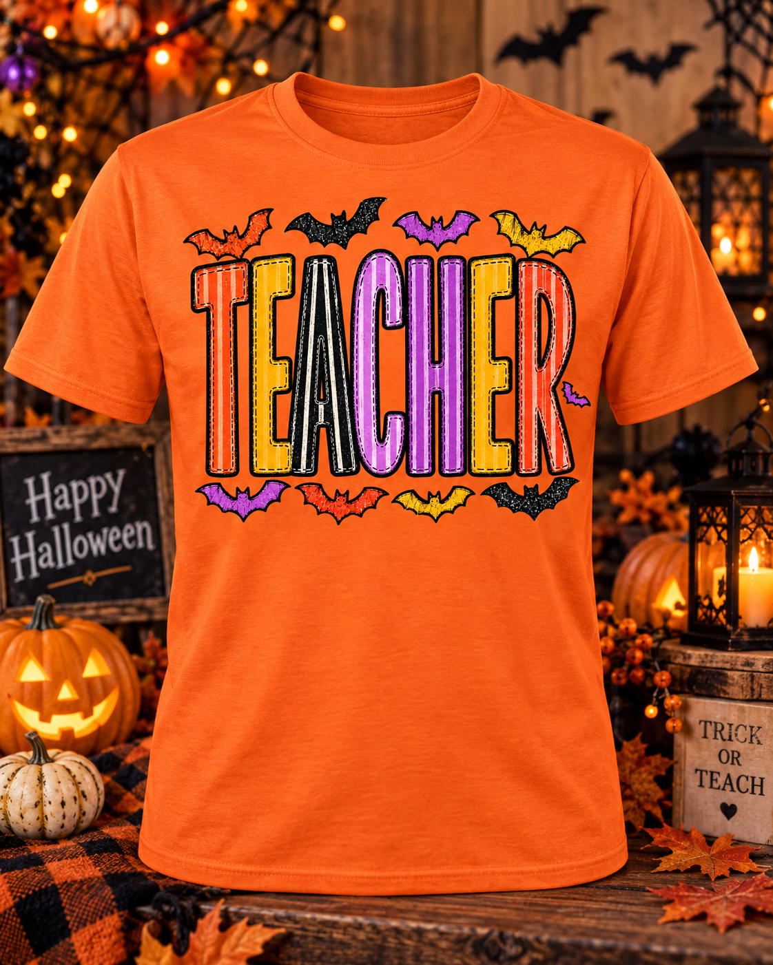 Halloween Teacher Shirt – Cute Spooky Teacher Tee