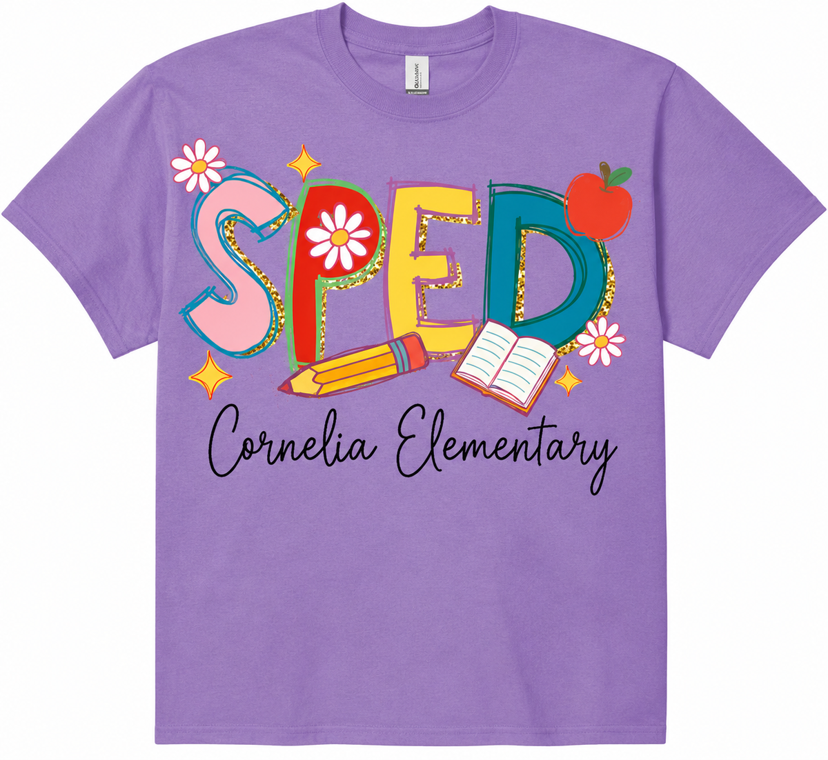 Personalized Librarian, PARA, SPED & Teacher T-Shirt | Custom School Name