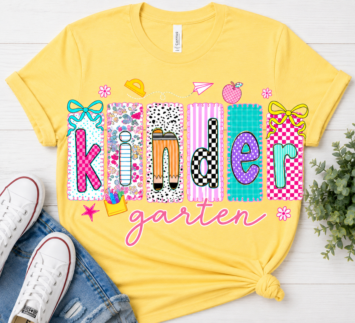 Striped Preppy Back To School T-Shirt | Personalized Grade Shirt
