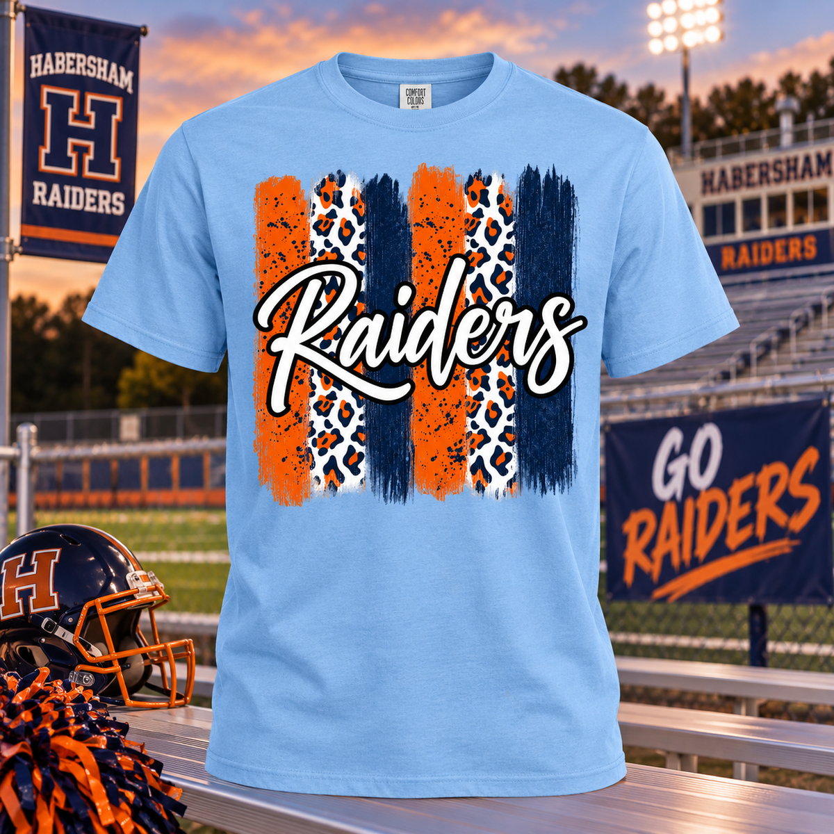 Habersham Raiders Leopard Spirit Shirt