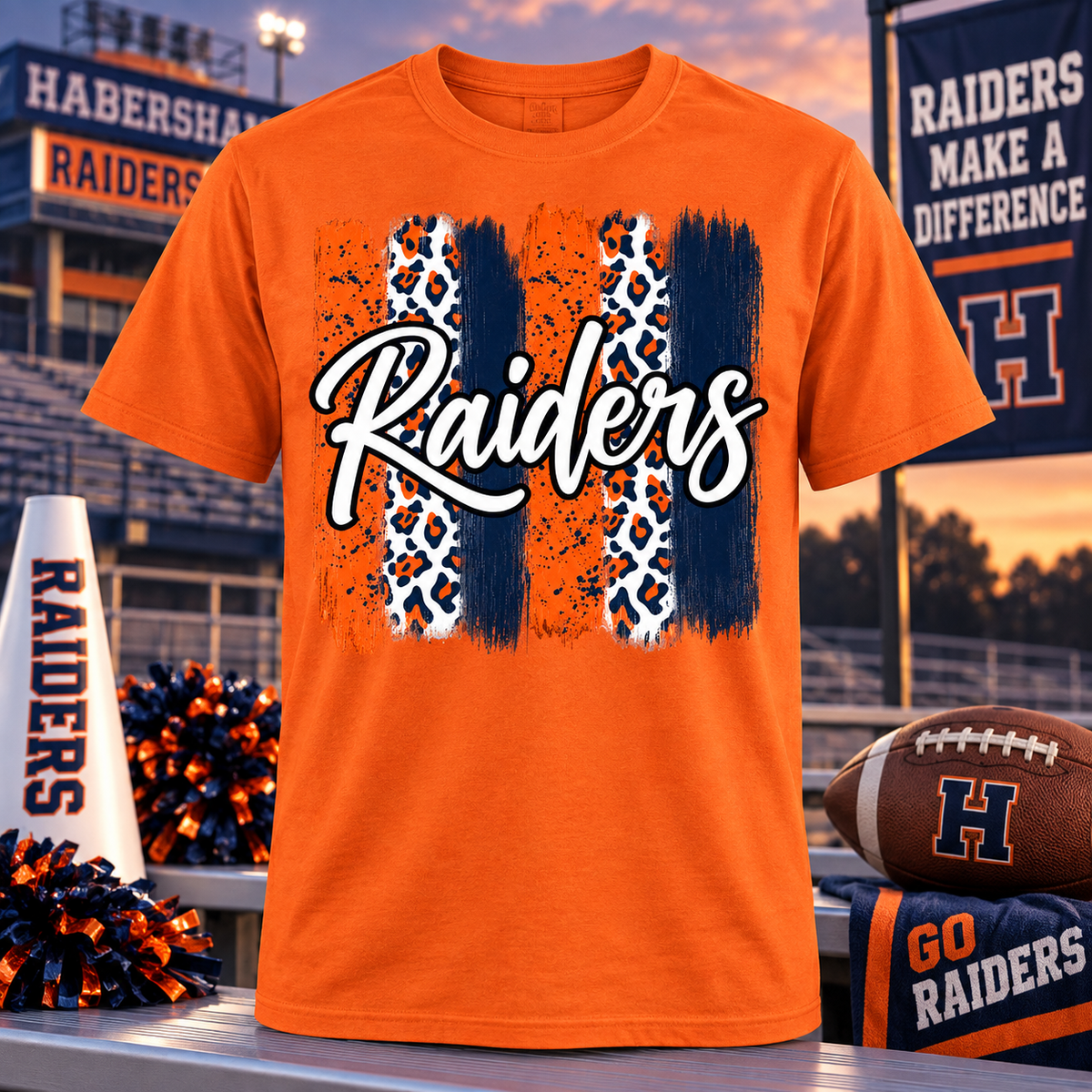 Habersham Raiders Leopard Spirit Shirt