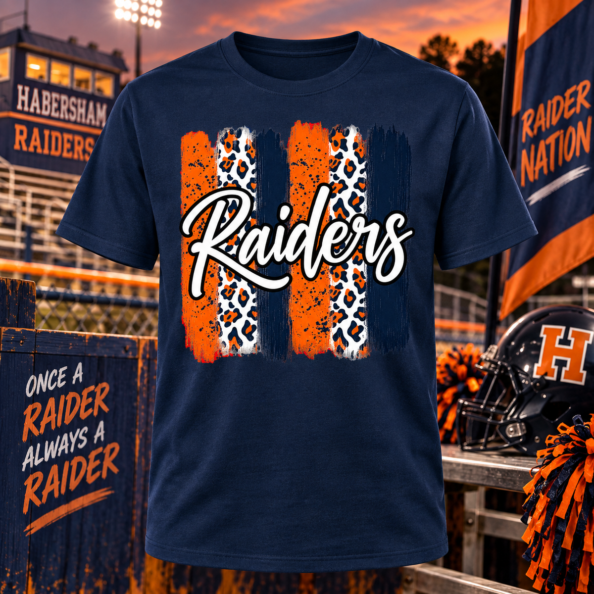 Habersham Raiders Leopard Spirit Shirt