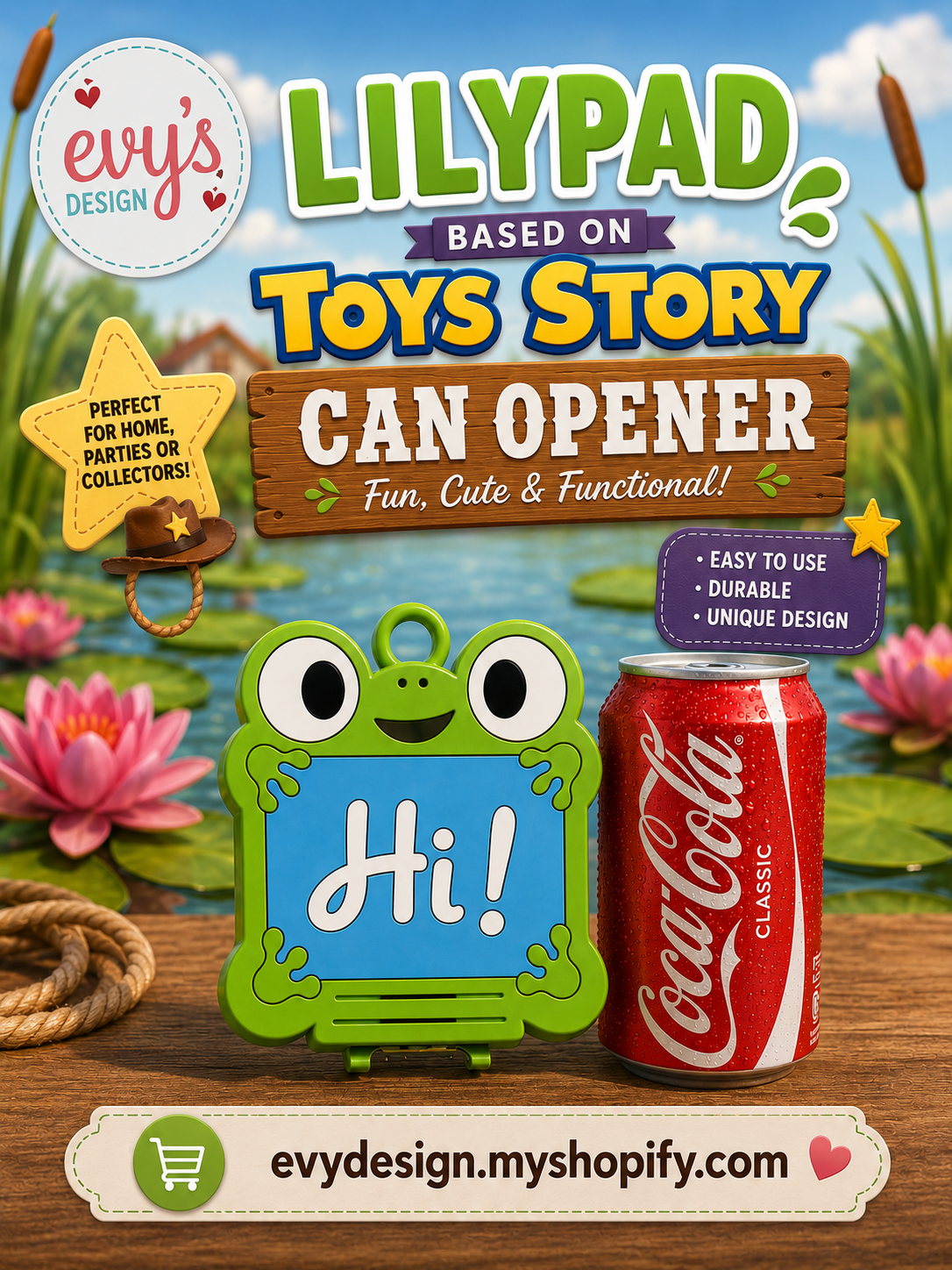 3D Cans Openers Inspired by the beloved Toy Story characters