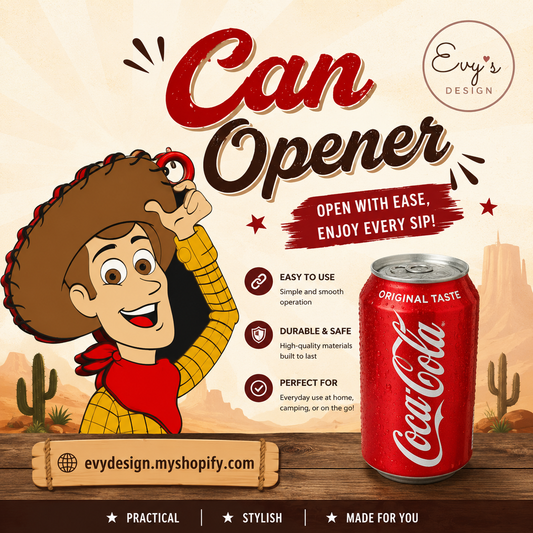 3D Cans Openers Inspired by the beloved Toy Story characters