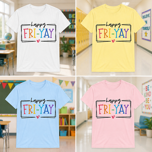 Happy Fri - Yay School Shirt