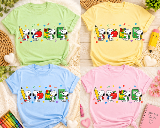 Back To School Teacher T-Shirt | Cute School Graphic Tee