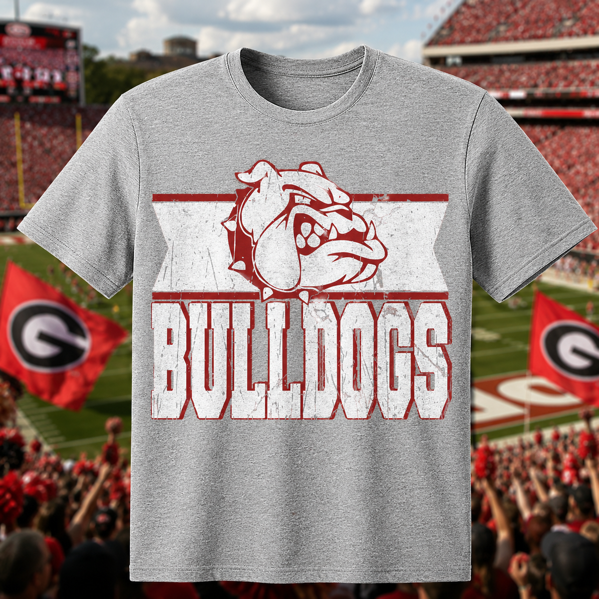 Georgia Bulldogs Vintage Spirit Tee
