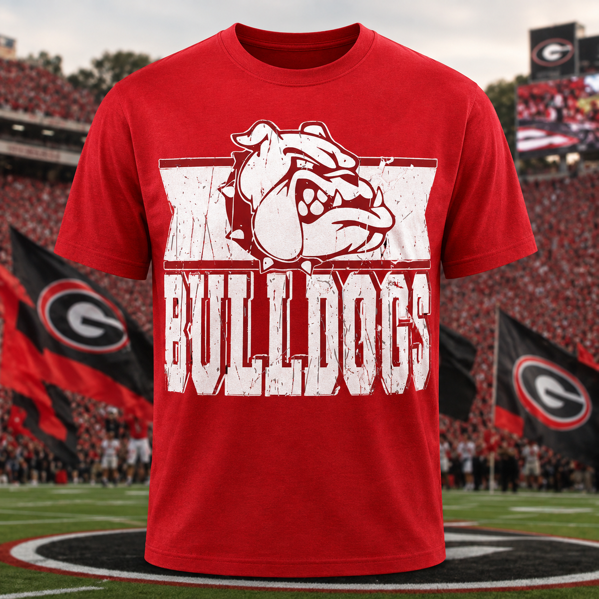 Georgia Bulldogs Vintage Spirit Tee