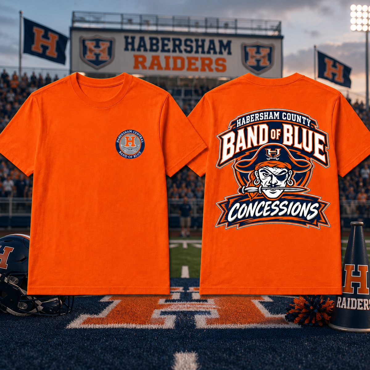 Habersham Raiders Game Day Bow Tee (Copy)