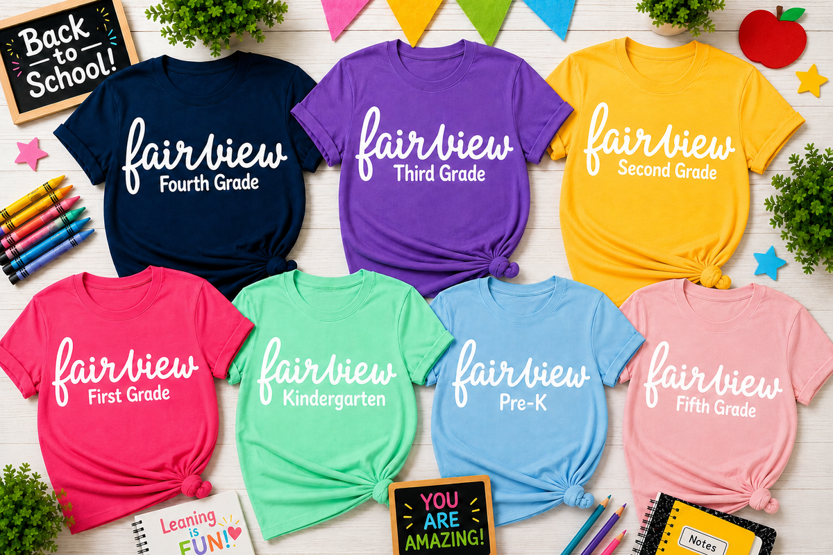 Fairview Elementary Grade T-Shirt | Pre-K – 5th Grade
