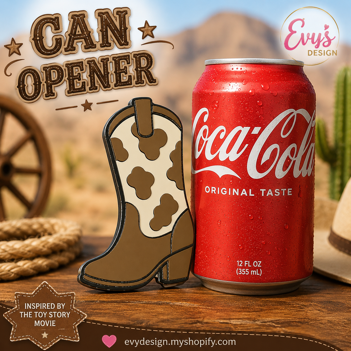 3D  12oz Regular Can Holder – Woody Inspired Toy Story Design