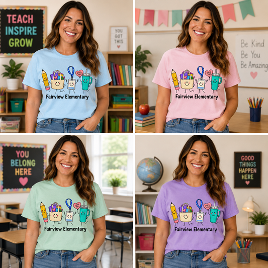 Custom Paraprofessional Shirt | Personalized School Name Para Tee