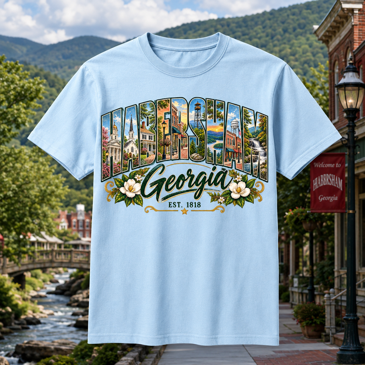 Habersham Georgia Heritage T-Shirt | Historic Habersham County Tee | Georgia Local Shirt