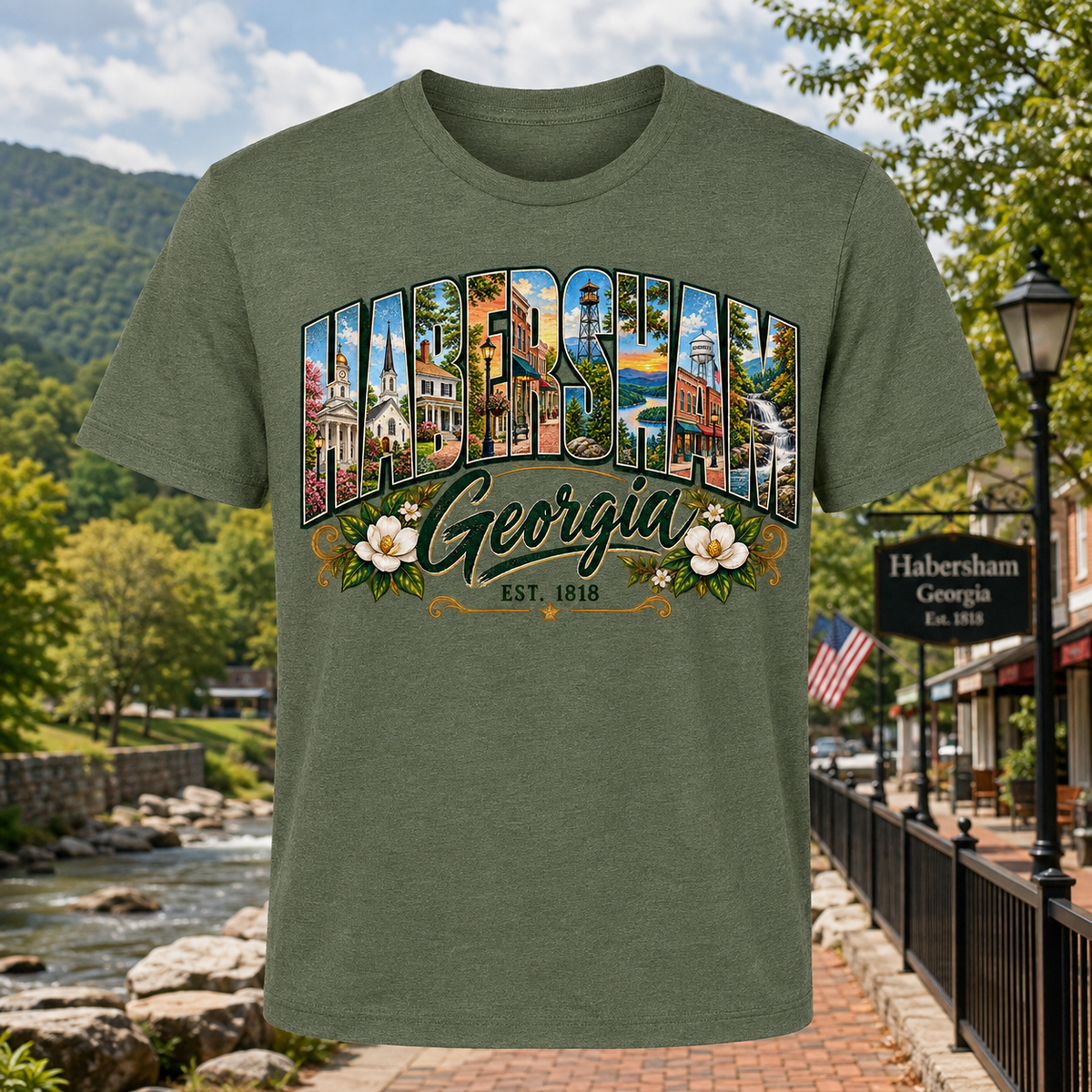 Habersham Georgia Heritage T-Shirt | Historic Habersham County Tee | Georgia Local Shirt
