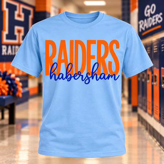 Habersham Raiders Spirit Shirt 🧡💙