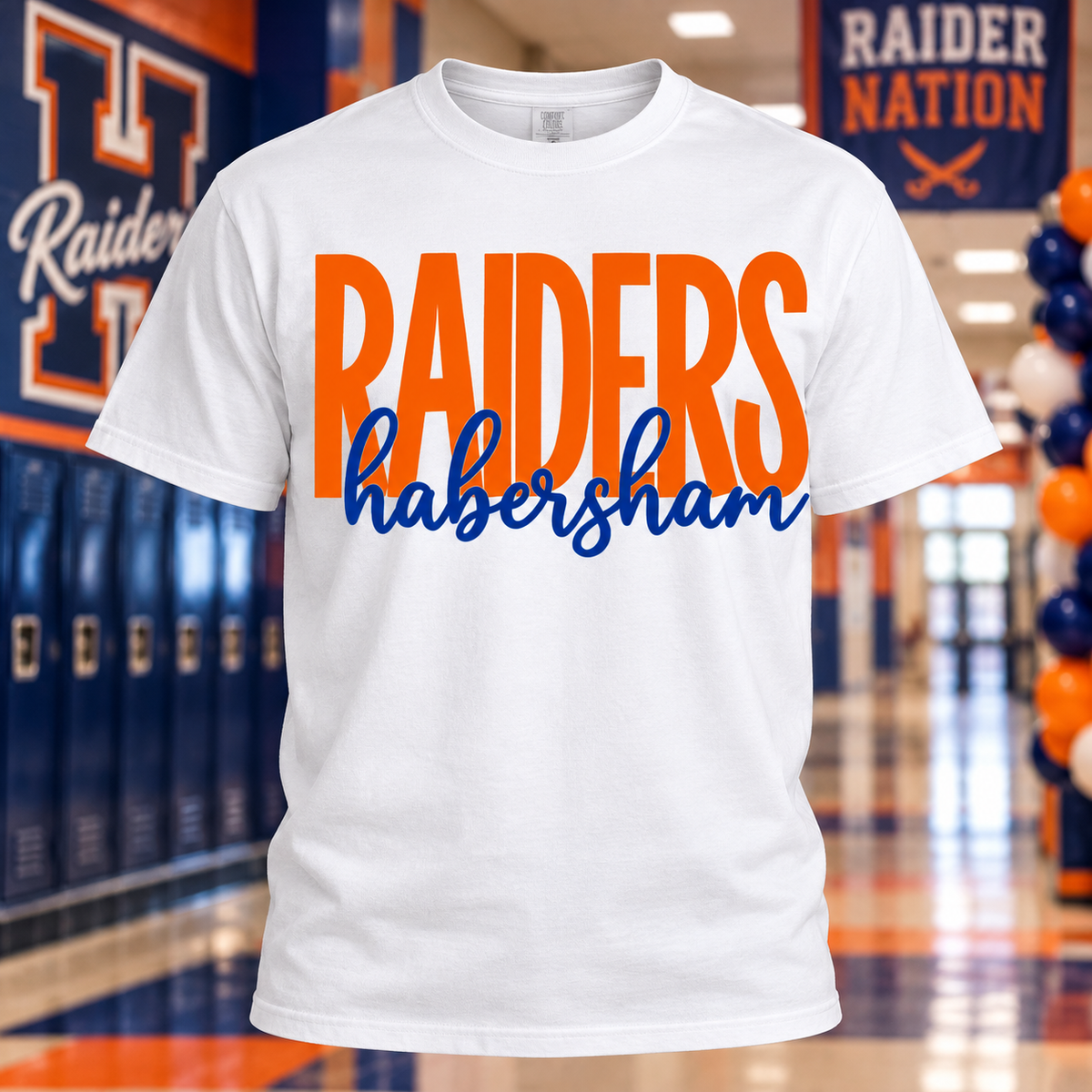 Habersham Raiders Spirit Shirt 🧡💙