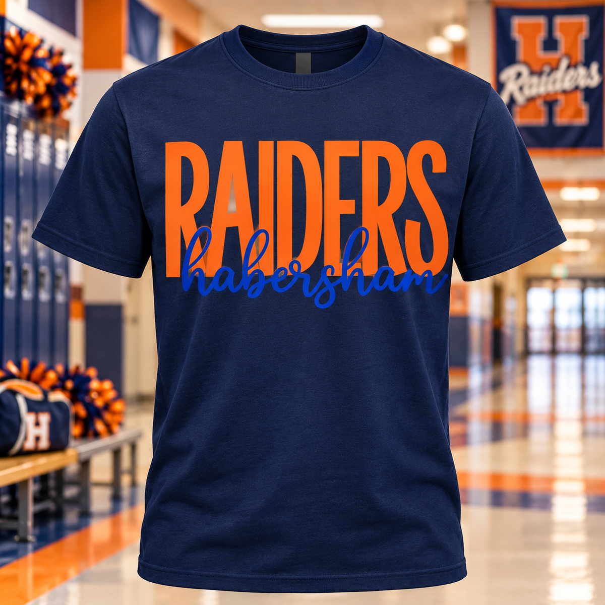 Habersham Raiders Spirit Shirt 🧡💙