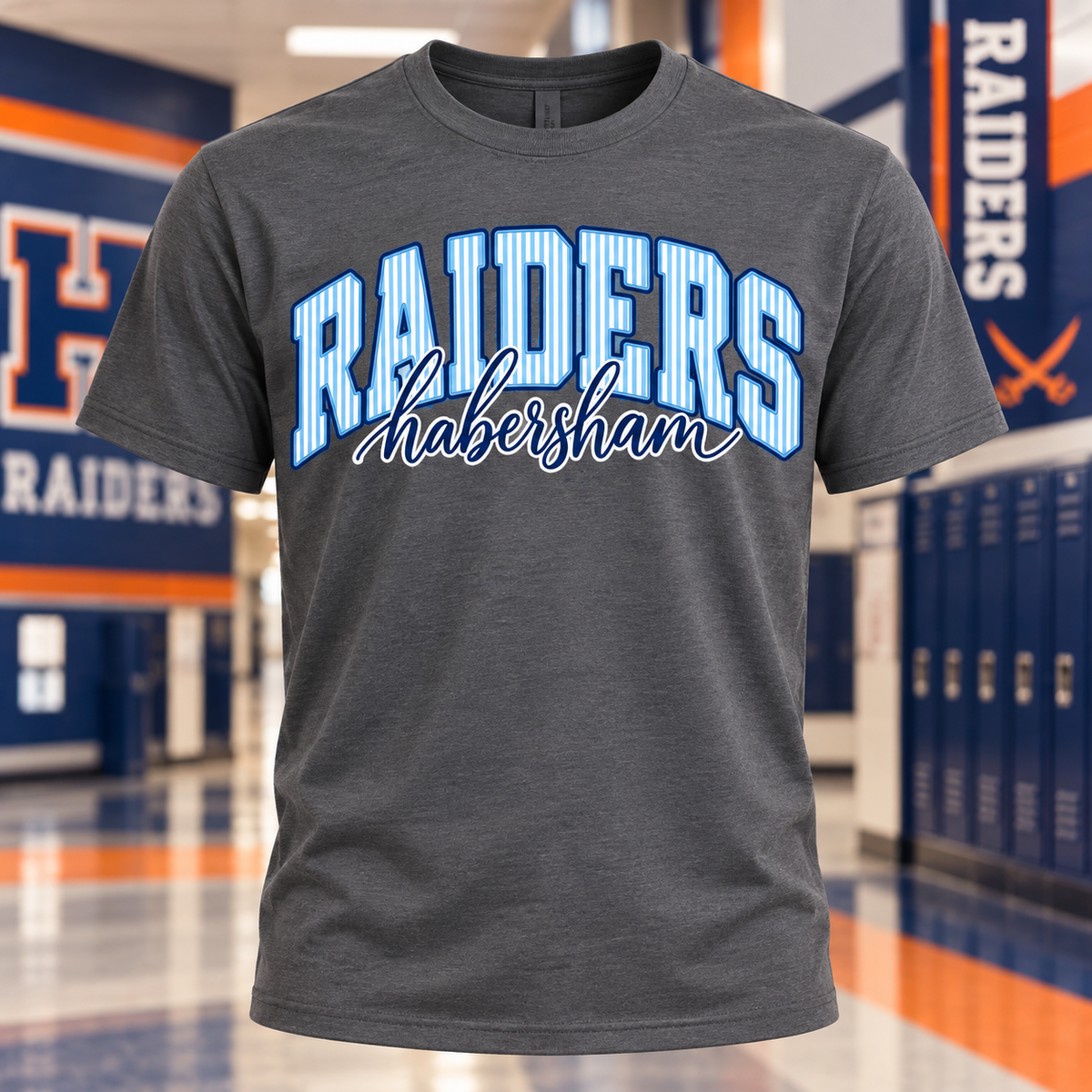 Habersham Raiders Varsity Spirit Shirt 🧡💙