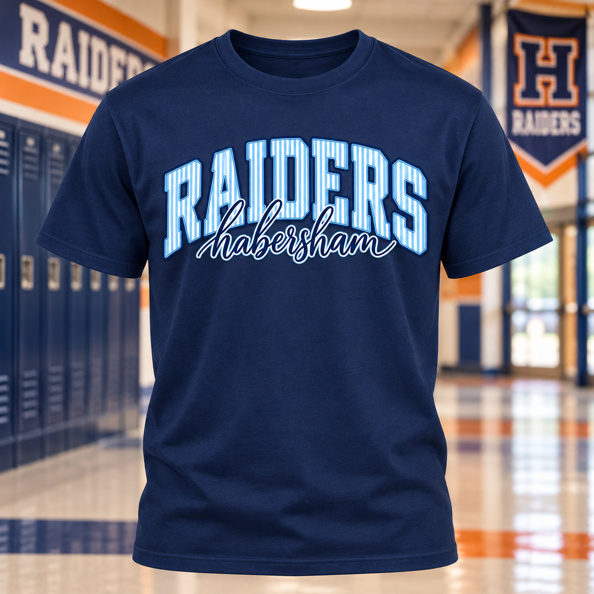 Habersham Raiders Varsity Spirit Shirt 🧡💙