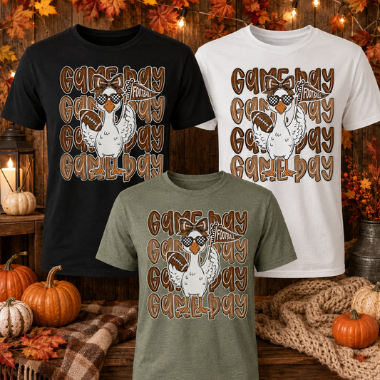 Game Day Goose Football T-Shirt