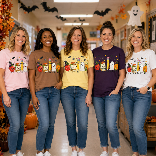 School Friends Halloween T-Shirt