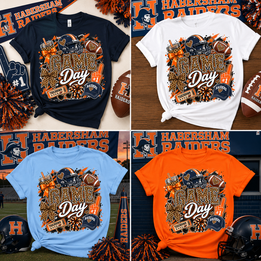 Habersham Raiders Game Day Shirt | Football Spirit Tee
