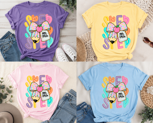 Personalized SPED, Para, Counselor & Teacher Shirt | Custom Teacher Name Tee | Back to School Gift