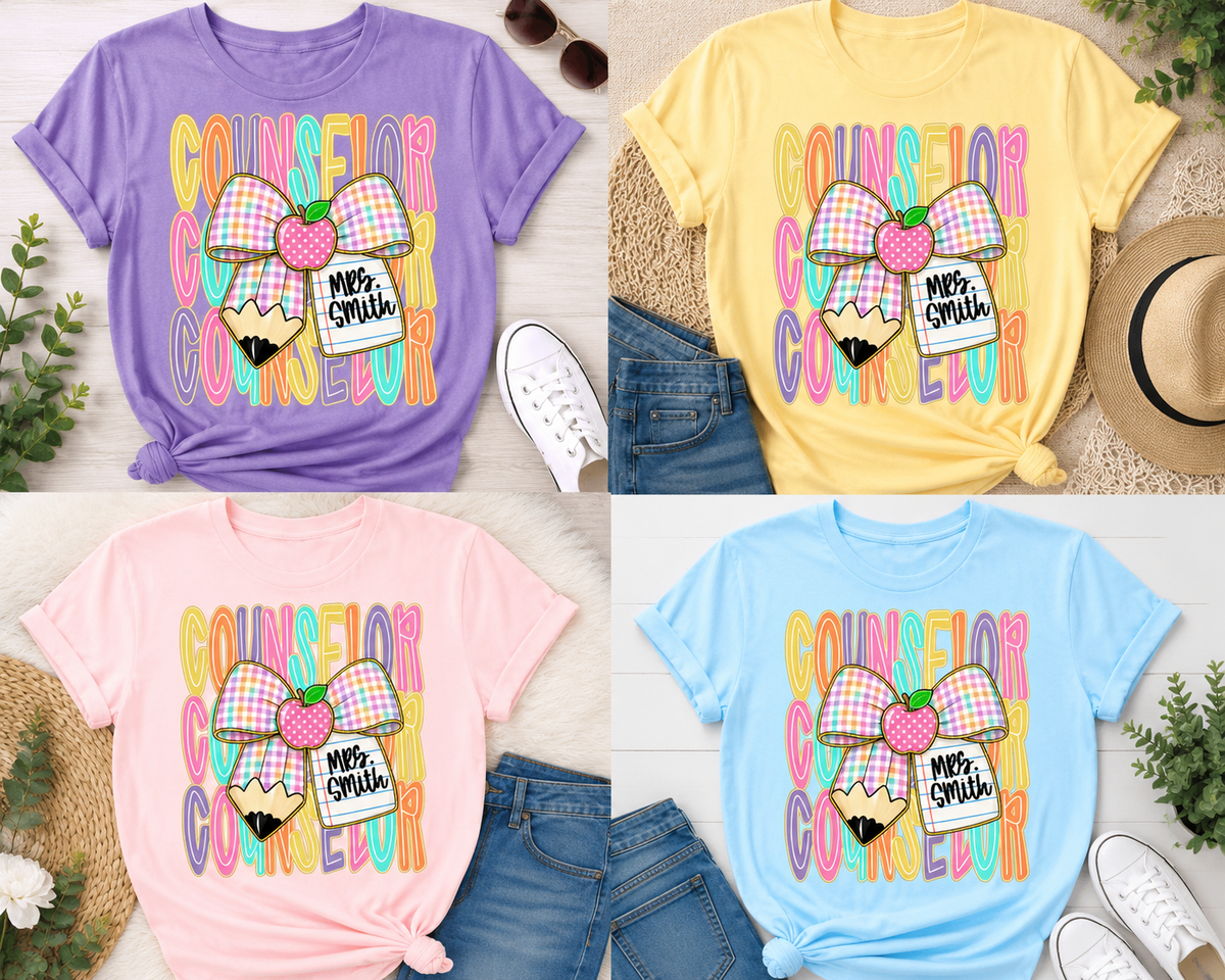 Personalized SPED, Para, Counselor & Teacher Shirt | Custom Teacher Name Tee | Back to School Gift