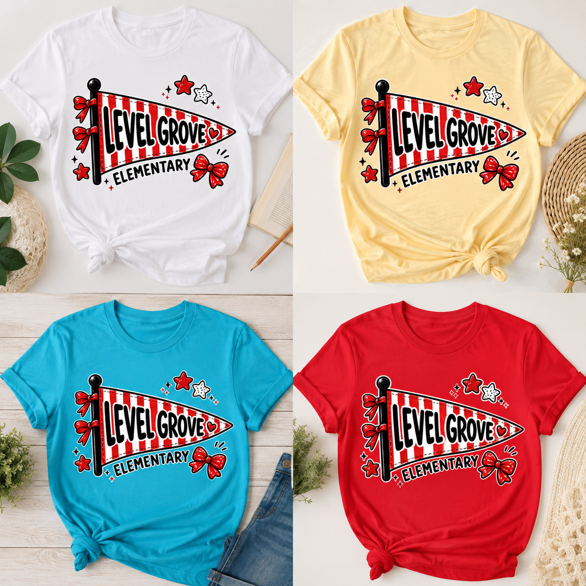 Level Grove Bulldogs Elementary Spirit T-Shirt
