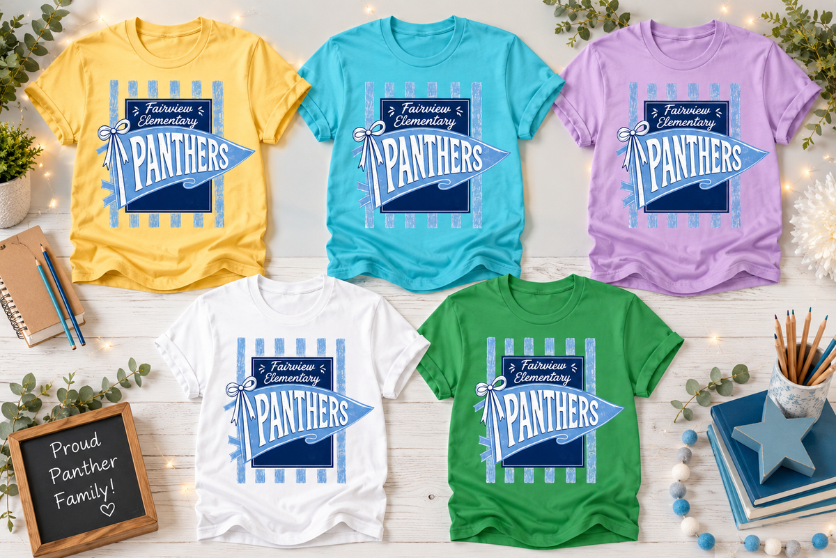 Fairview Panthers Pennant Spirit Shirt