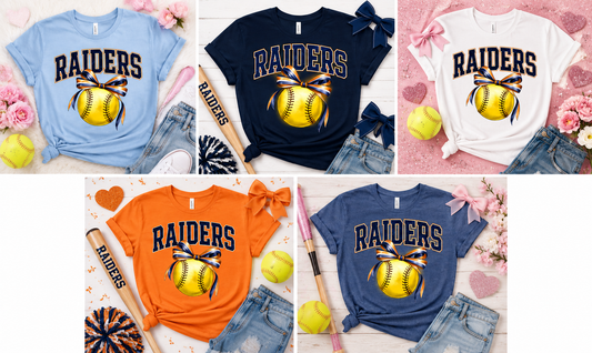 Habersham Raiders Softball School Spirit T-Shirt